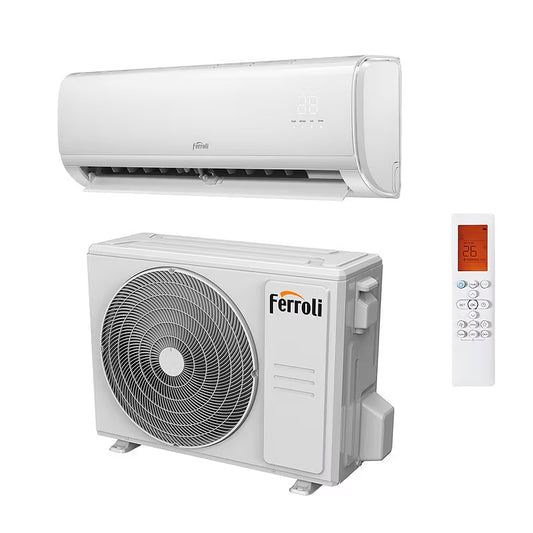 CLIMATIZZATORE MONOSPLIT FERROLI GIADA S 12000 BTU GAS R-32 WI-FI A++/A+ 2CP001MF