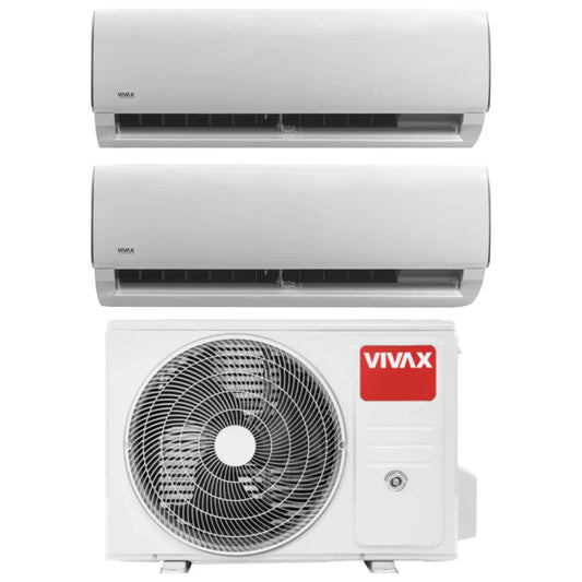 CLIMATIZZATORE VIVAX DUAL 12000BTU+12000BTU GAS R32 UNITA' ESTERNA  ACP-21COFM60AERI UNITA' INTERNE ACP-12CH35AERI + ACP-12CH35AERI