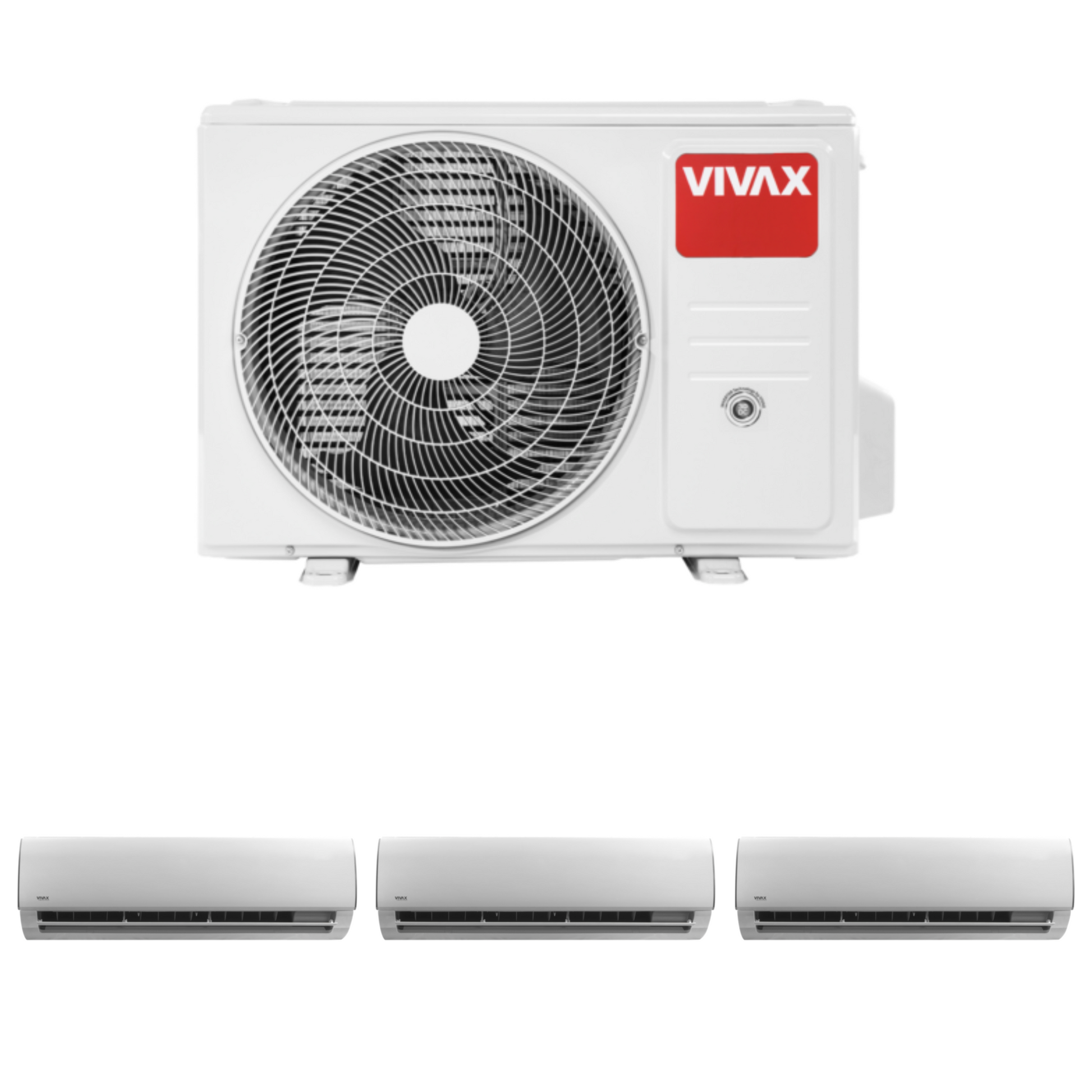 CONDIZ. VIVAX TRIAL 9000BTU + 9000BTU+ 12000BTU  GAS R32 ACP-27COFM79AERI UNITA' ESTERNA + 3 UNITA' INTERNE Civatop