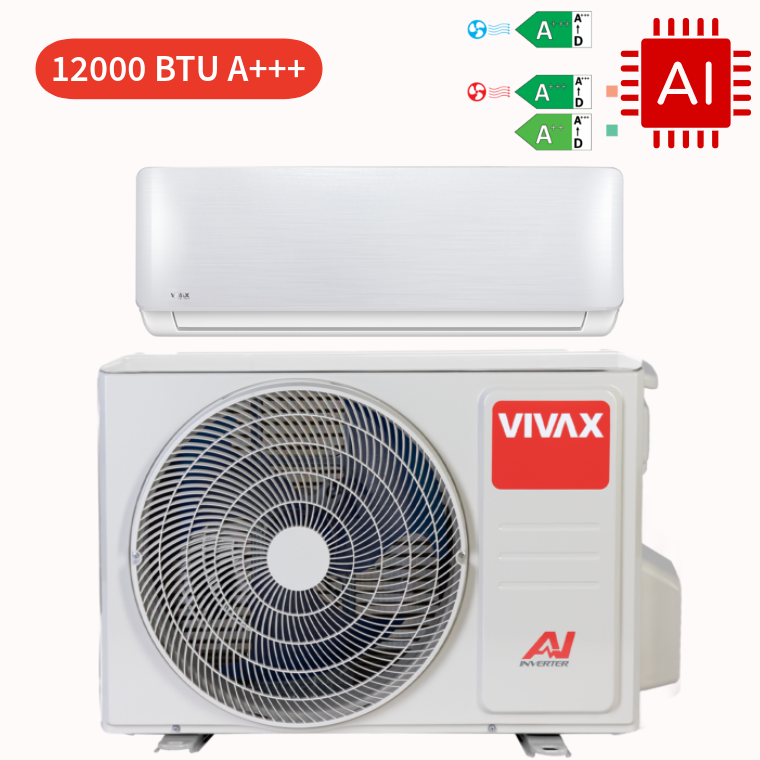CLIMATIZZATORE VIVAX 12000 BTU ACP12CH35AERI PRO GAS R32 CLASSE A+++