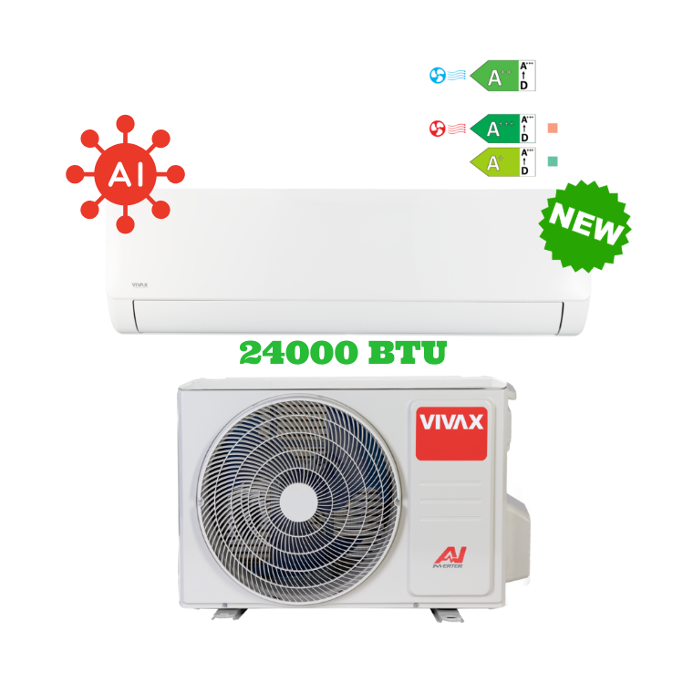 CLIMATIZZATORE VIVAX ACP-24CH70AEMI PRO AI INVERTER