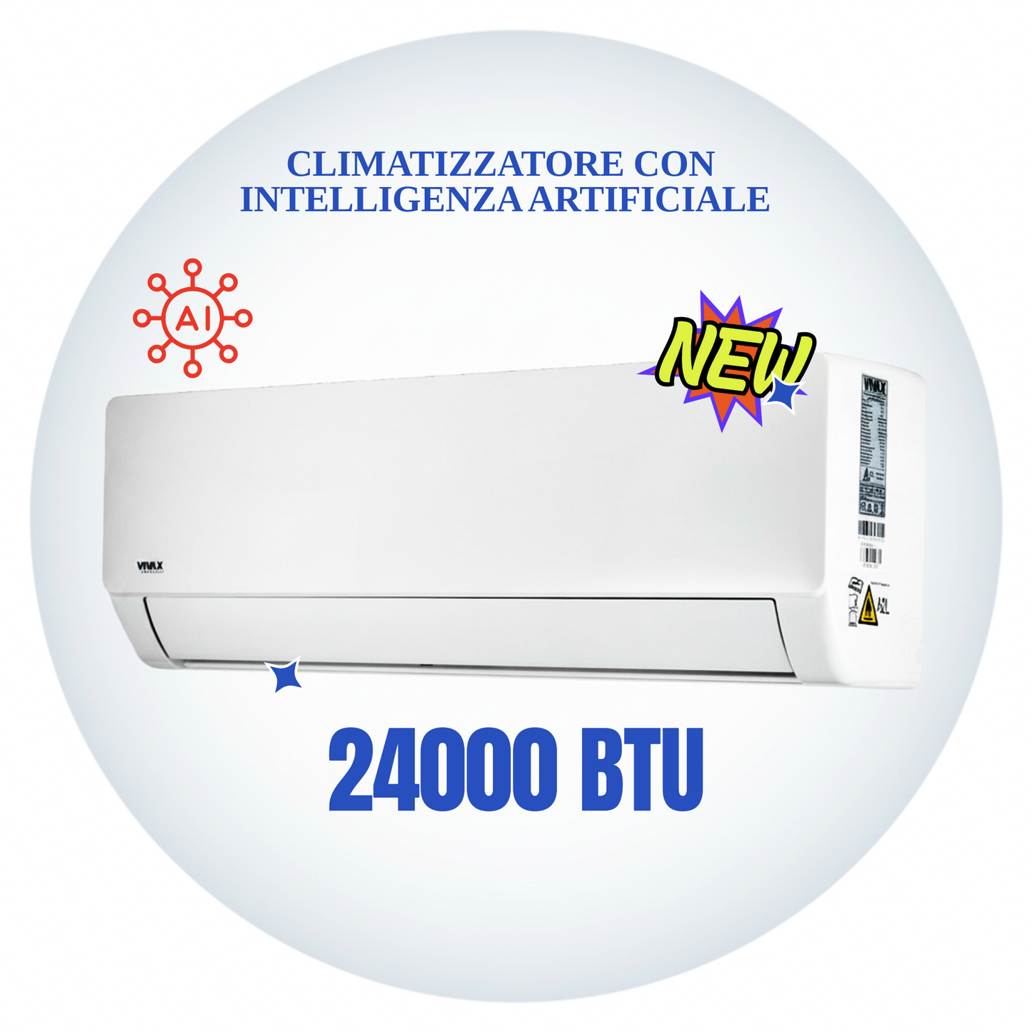 CLIMATIZZATORE VIVAX ACP-24CH70AEMI PRO AI INVERTER